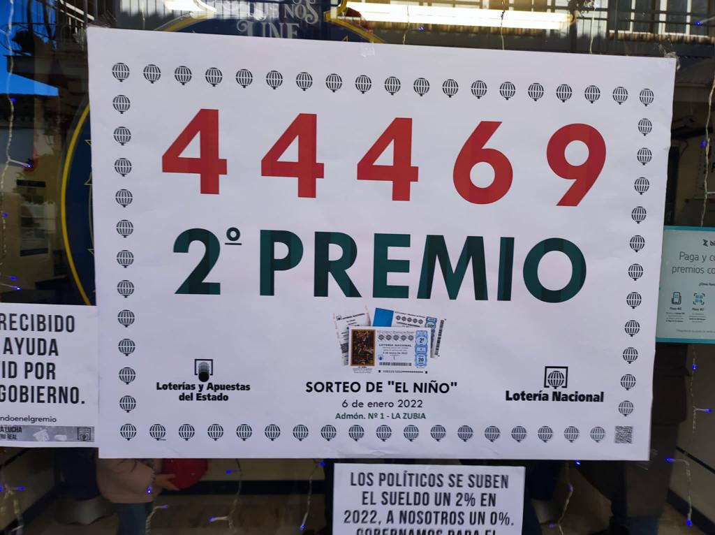 segundo premio loteria sorteo el niño